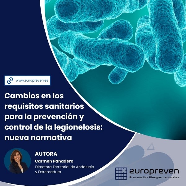 Cambios en los requisitos sanitarios para la prevención y control de la legionelosis: nueva normativa