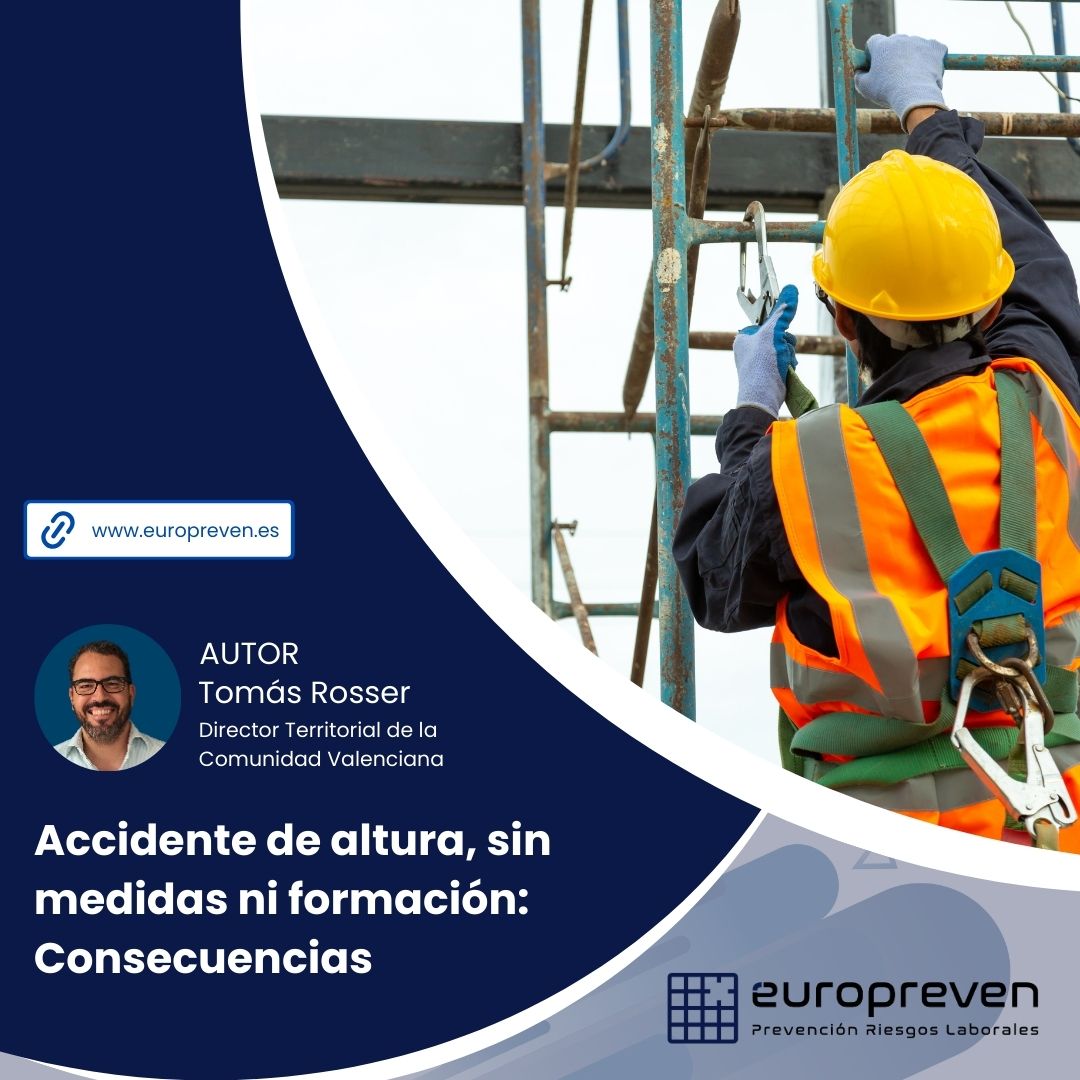 Accidente de altura, sin medidas ni formación: Consecuencias 