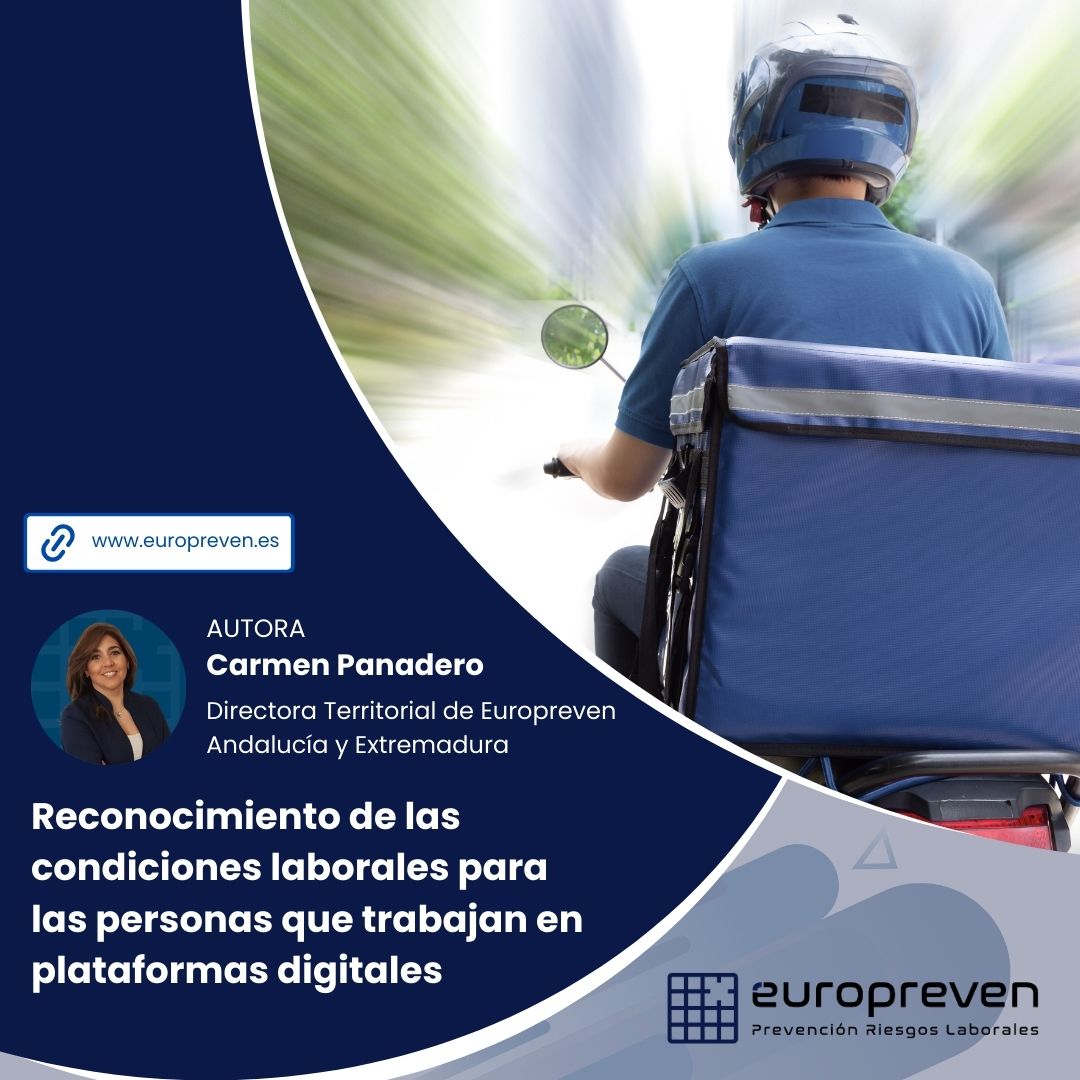 Reconocimiento de las condiciones laborales para las personas que trabajan en plataformas digitales