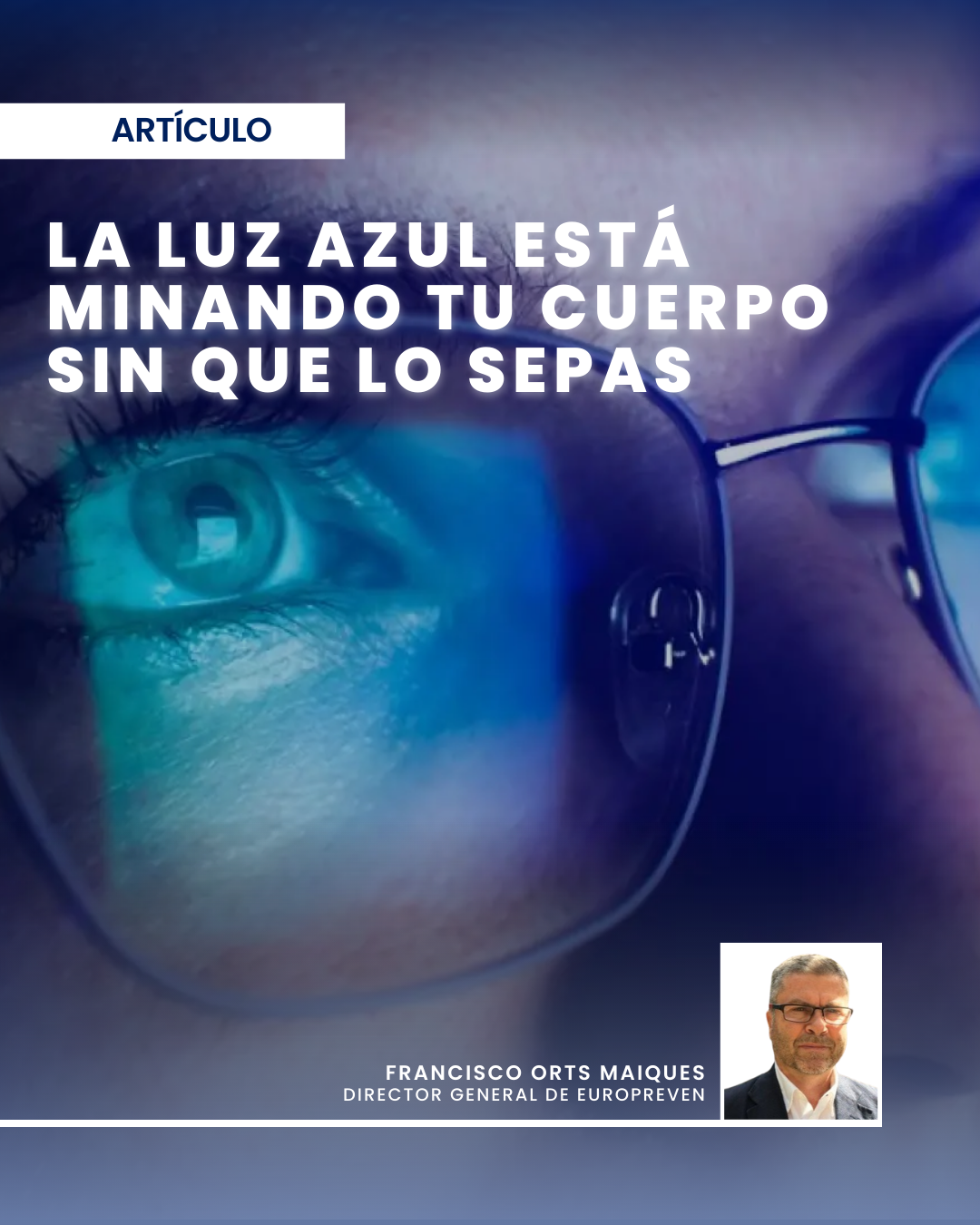 Crees que estás trabajando bien… pero la luz azul está minando tu cuerpo sin que lo sepas